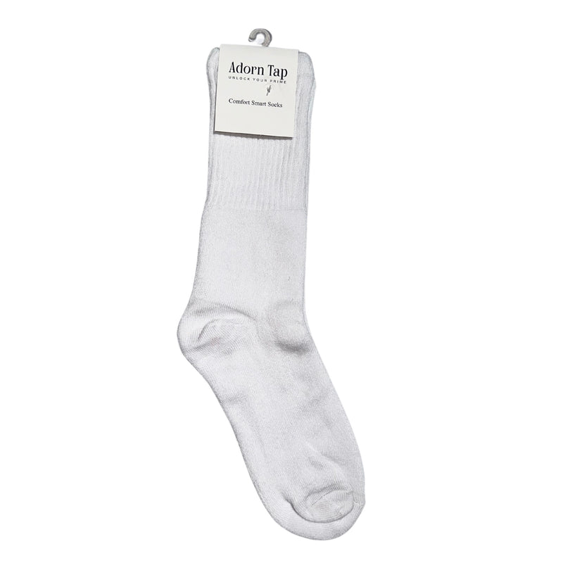 Full - Terry cotton sock (White)