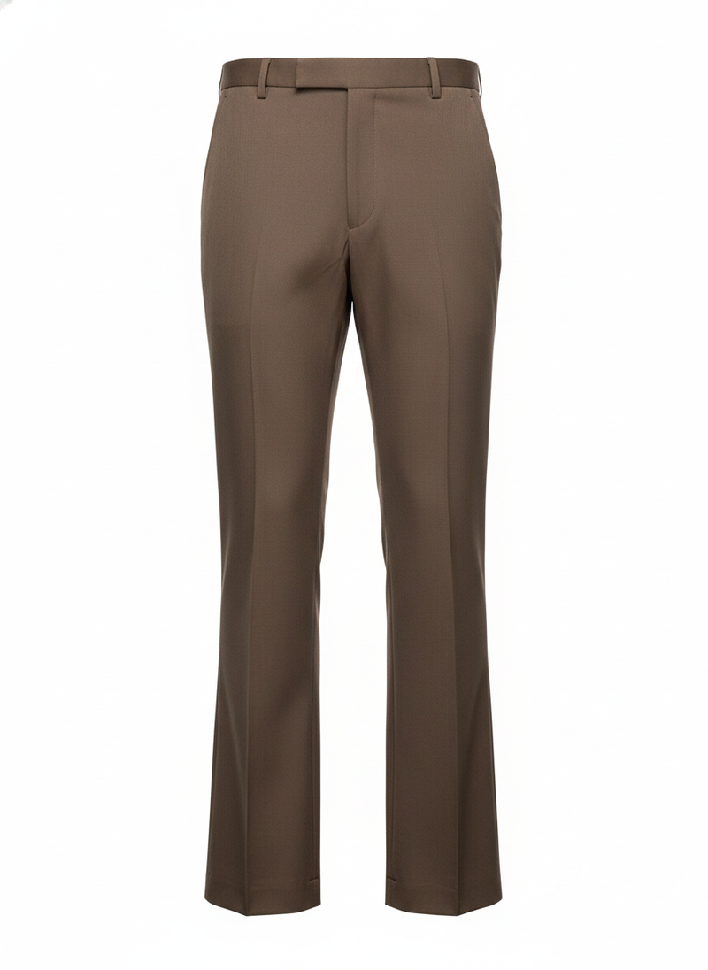 ZARA BOOTCUT MENS FORMAL PANTS ( LIGHT BROWN )