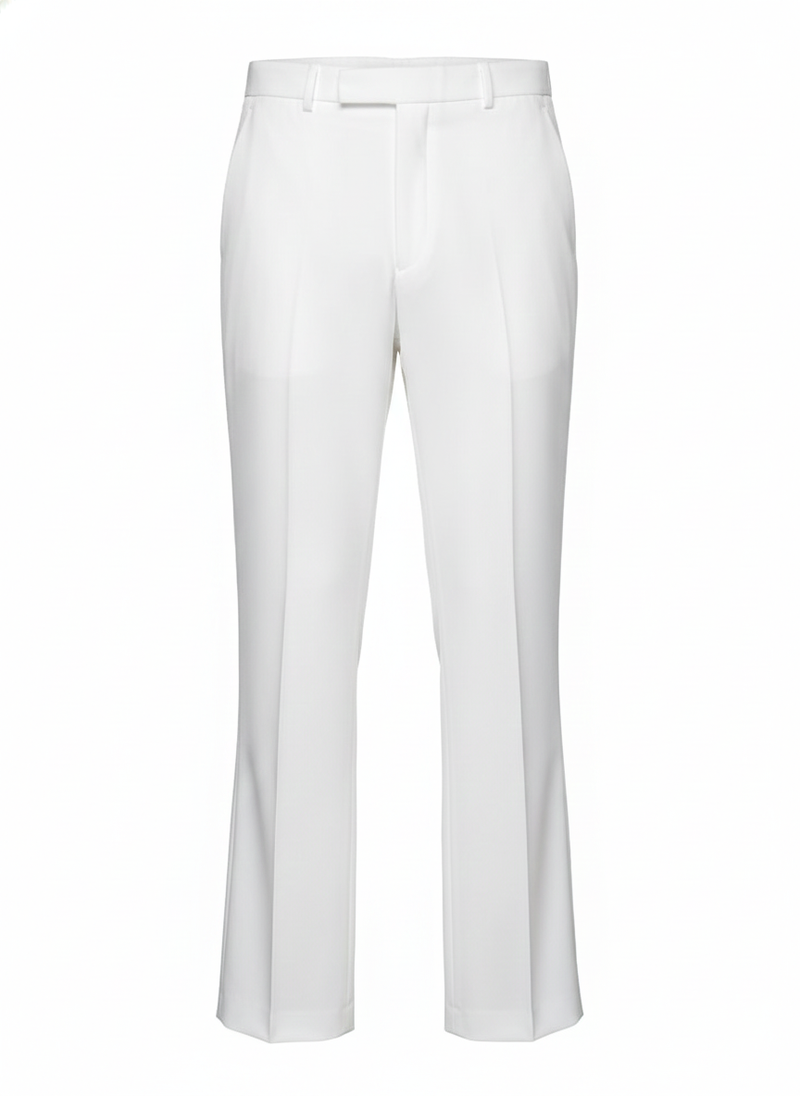 ZARA BOOTCUT MENS FORMAL PANTS ( WHITE )