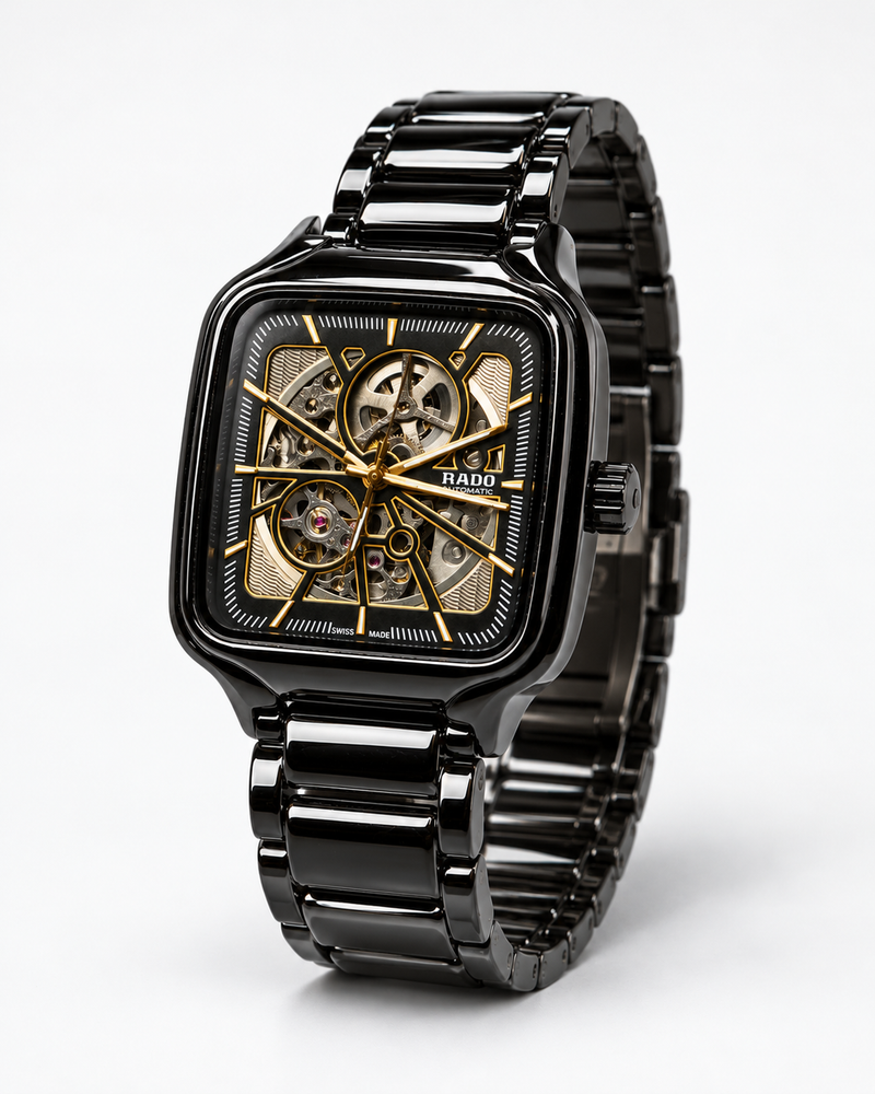 Rado-Inspired Automatic Skeleton Dial Watch