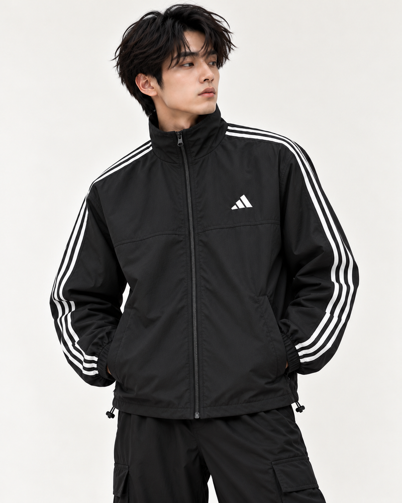 Adidas High neck Windbreaker Jacket