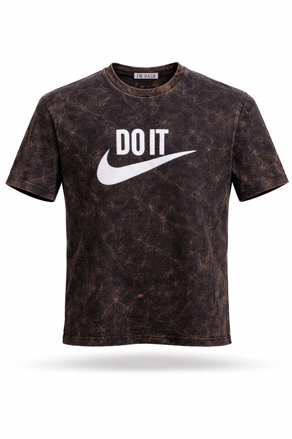 I AM BACK- PRINTED T SHIRT (Acid Wash)