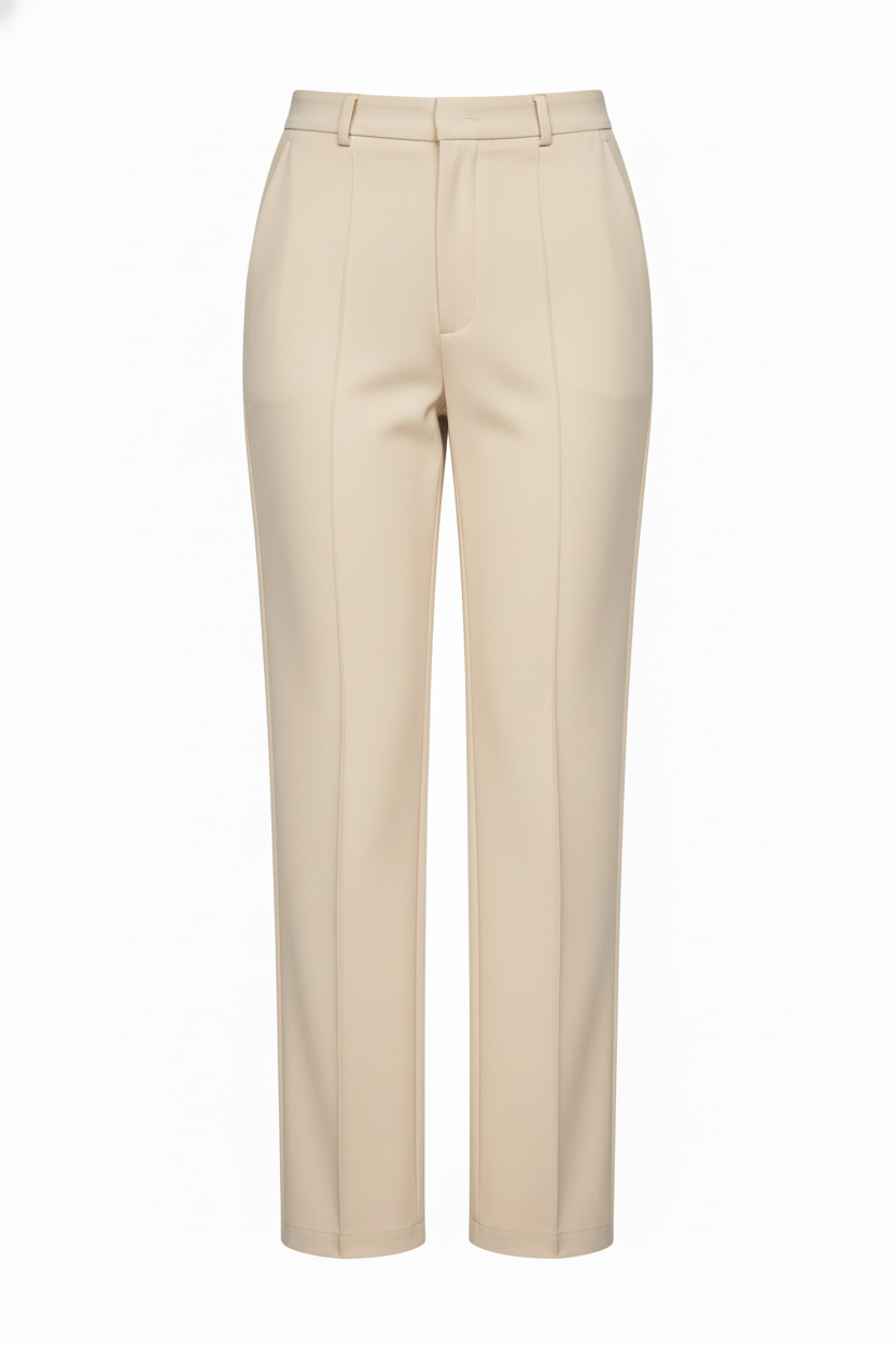 INAACO RELAXED FIT FORMAL PANTS (BEIGE)