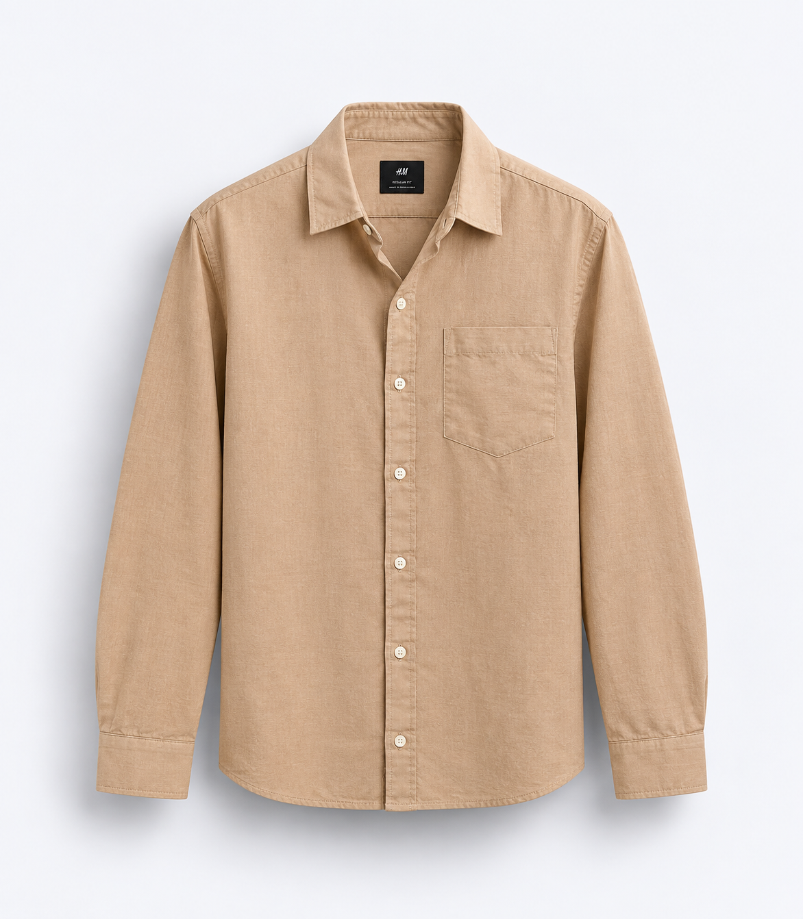 H&M Long Sleeve Linen Shirt