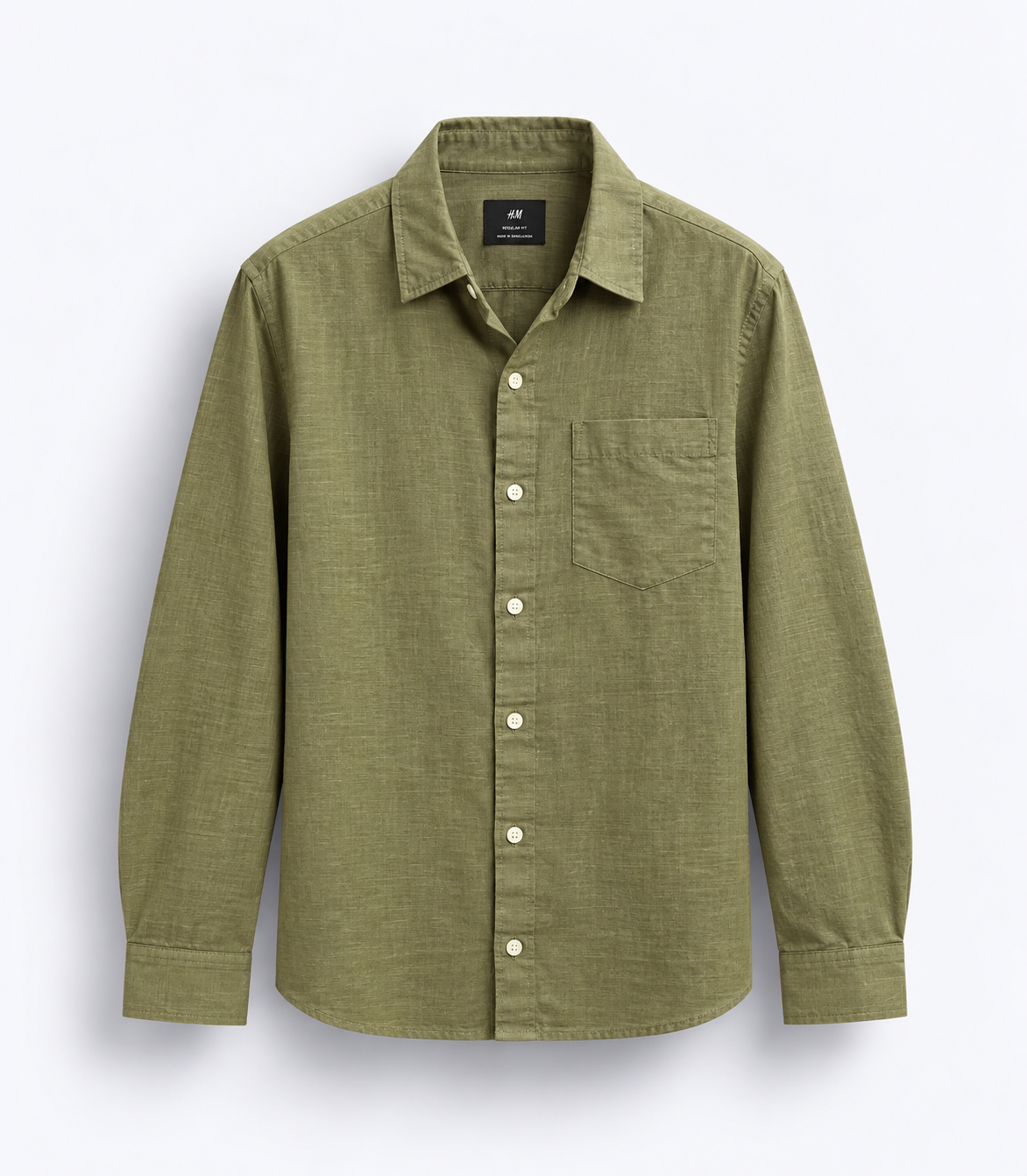H&M Long Sleeve Linen Shirt