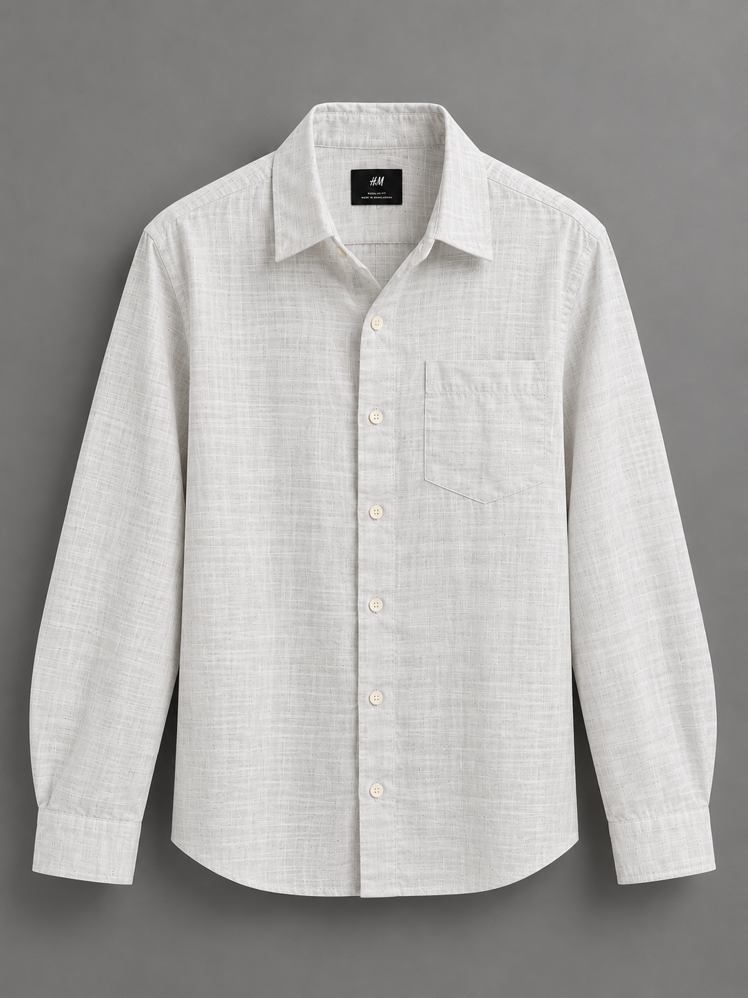 H&M Long Sleeve Linen Shirt