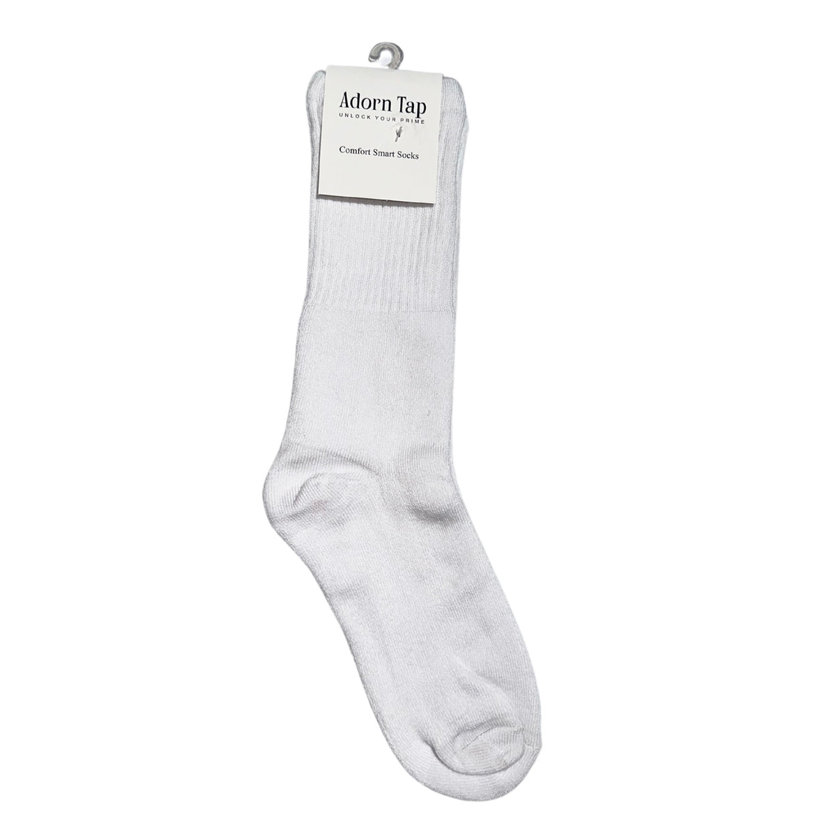 Full - Terry cotton sock (White)