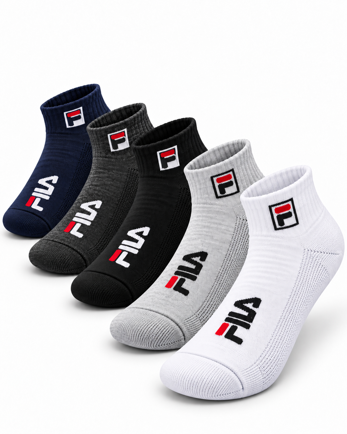 Fila Ankle Socks Pack Of 5