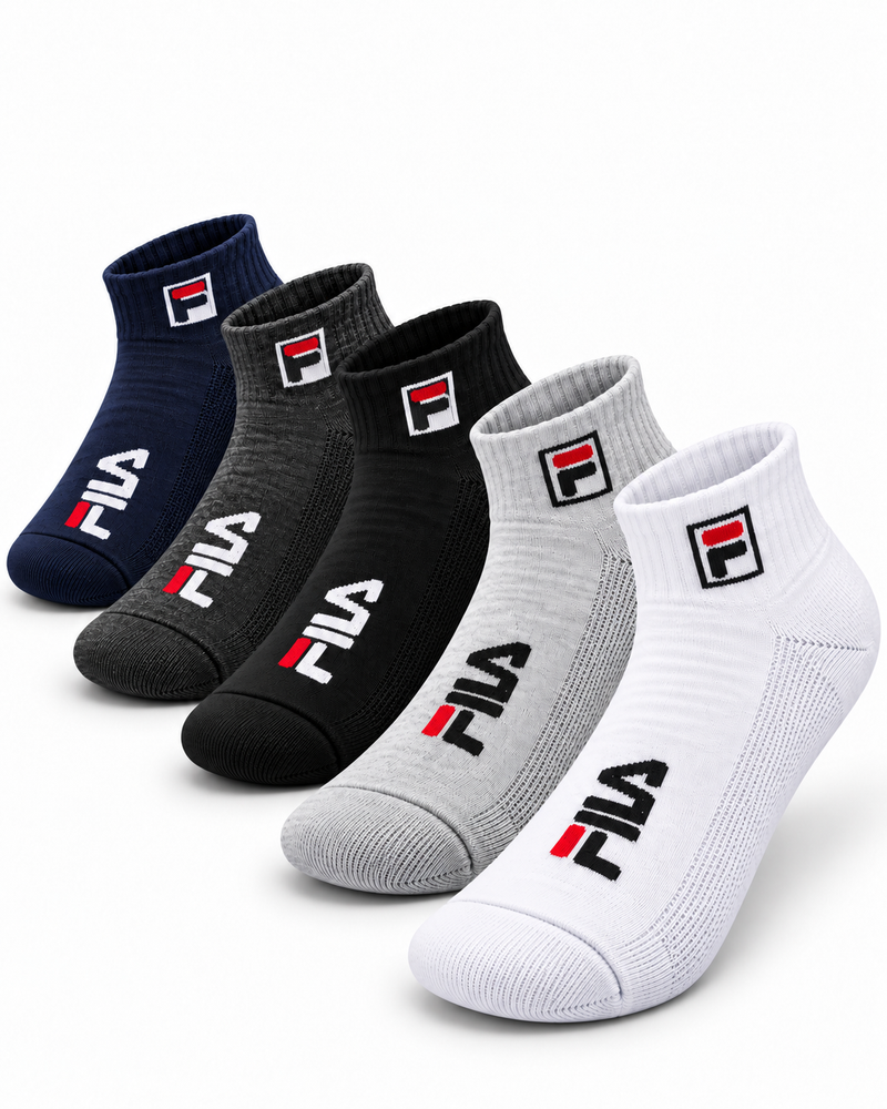 Fila Ankle Socks Pack Of 5