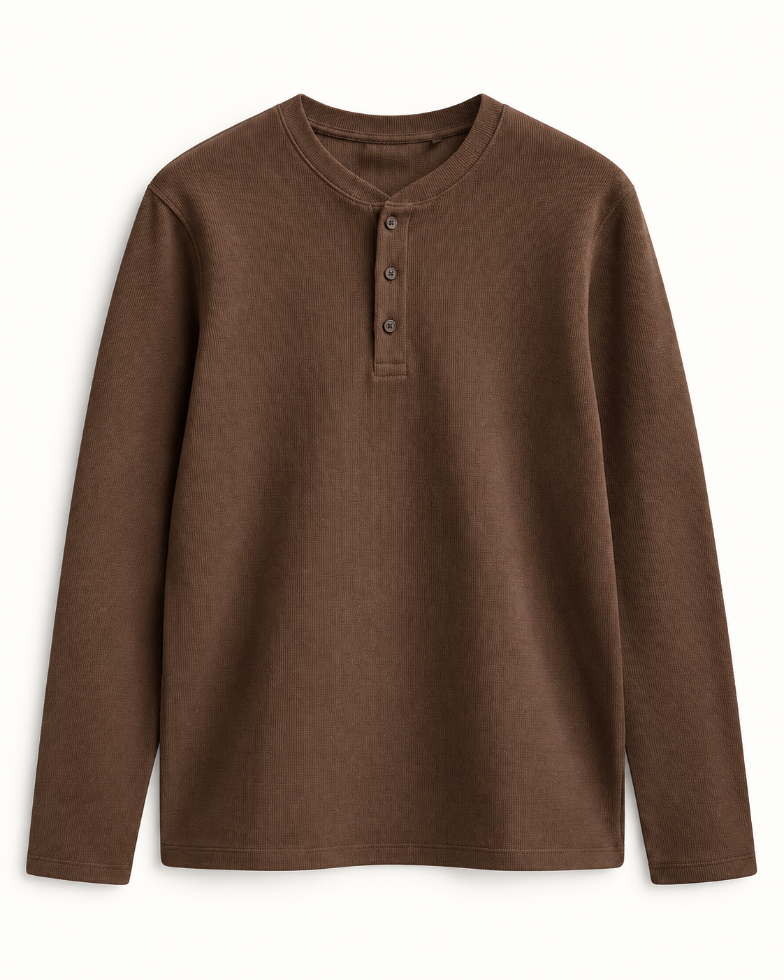ORIGINAL C&A Thermal Knit Henley Top