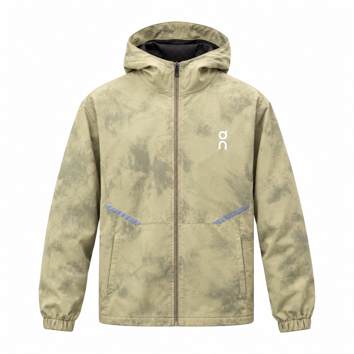 On Running Grey Camo Hooded Jacket