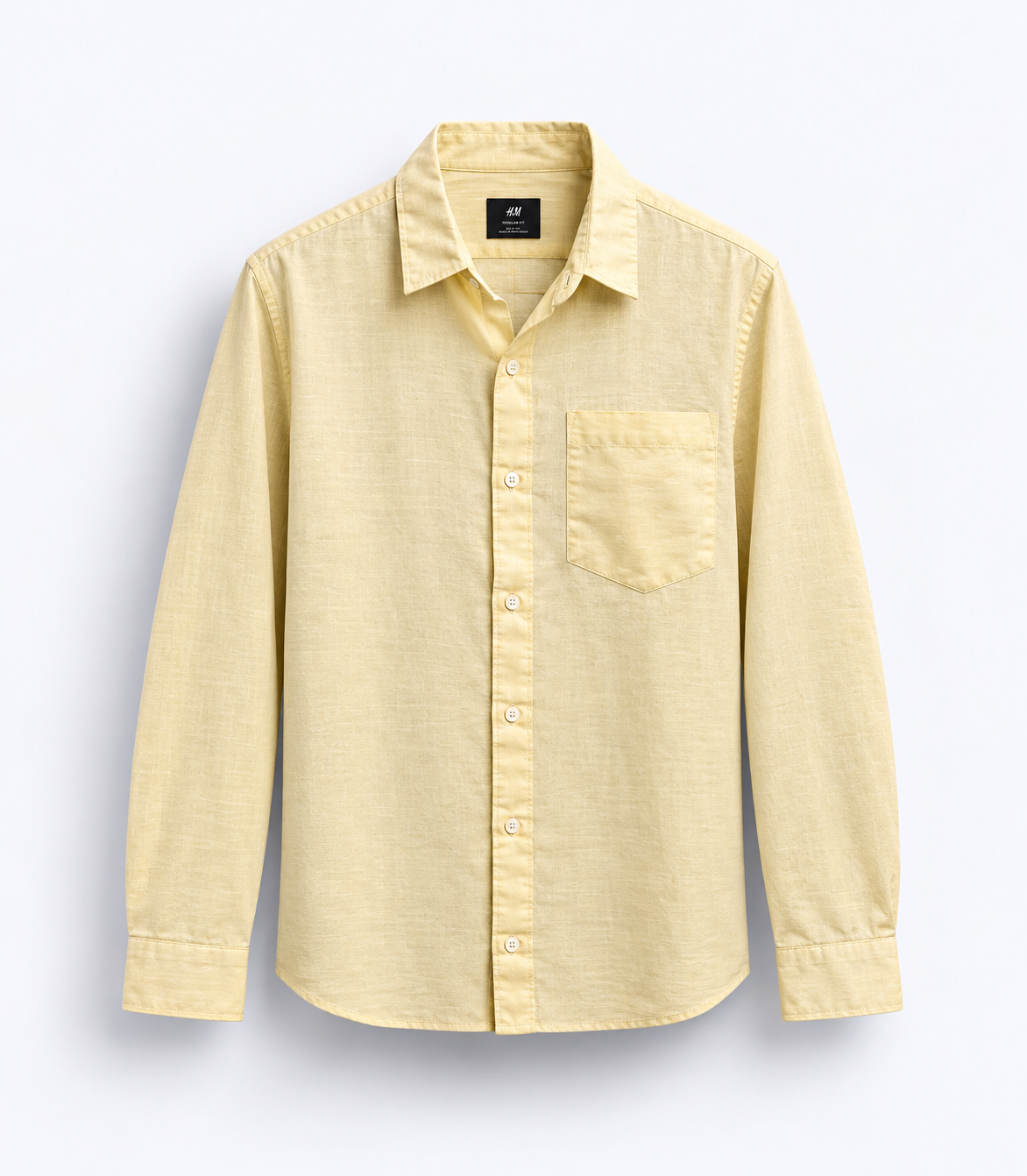H&M Long Sleeve Linen Shirt