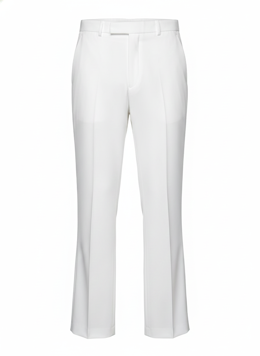 ZARA BOOTCUT MENS FORMAL PANTS ( WHITE )