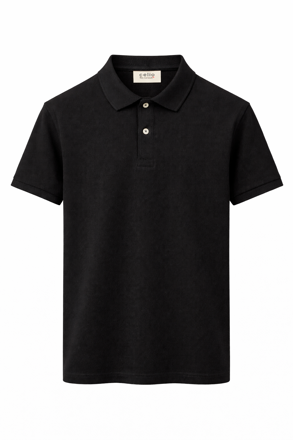 Original Celio Collar T-Shirt (black)