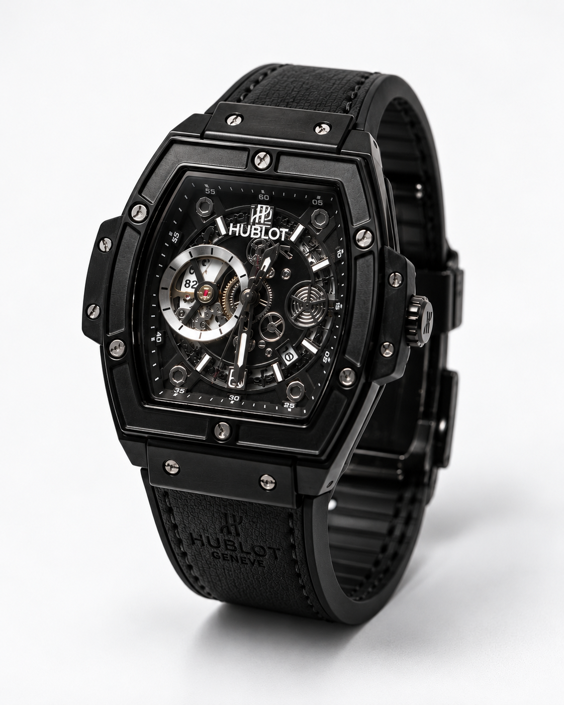 Hublot-Inspired Big Bang Skeleton Dial Watch