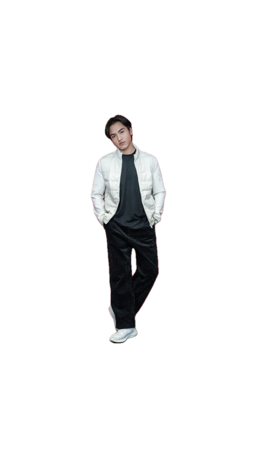 ZARA PUFFER JACKET (White)