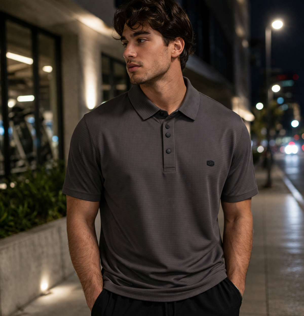 BALENCIAGA COLLAR T SHIRT