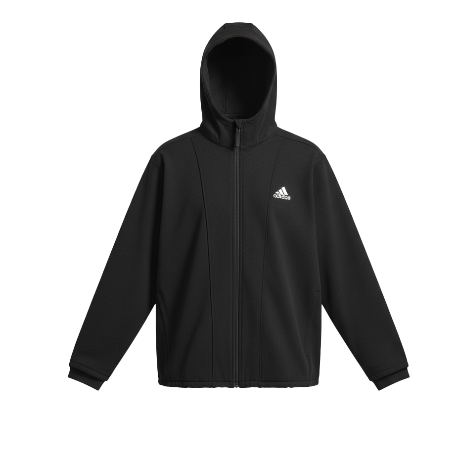 ADIDAS PREMIUM HOODIES ( BLACK )