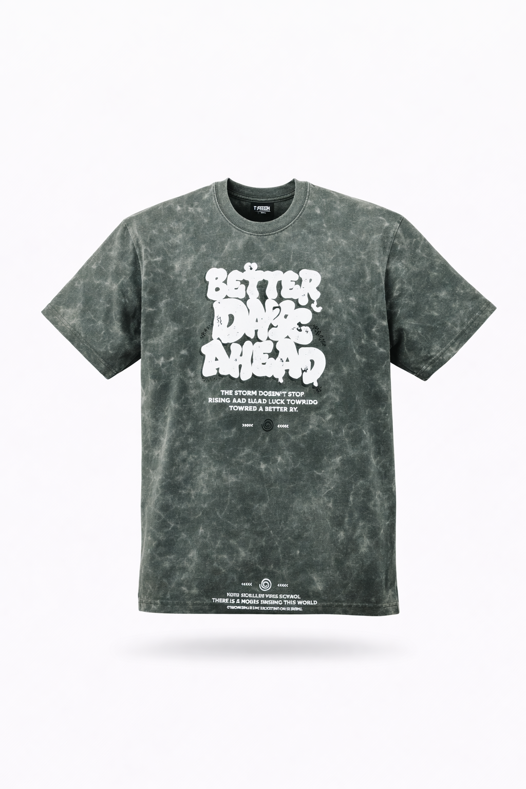I AM BACK- PRINTED T SHIRT (Acid Wash)
