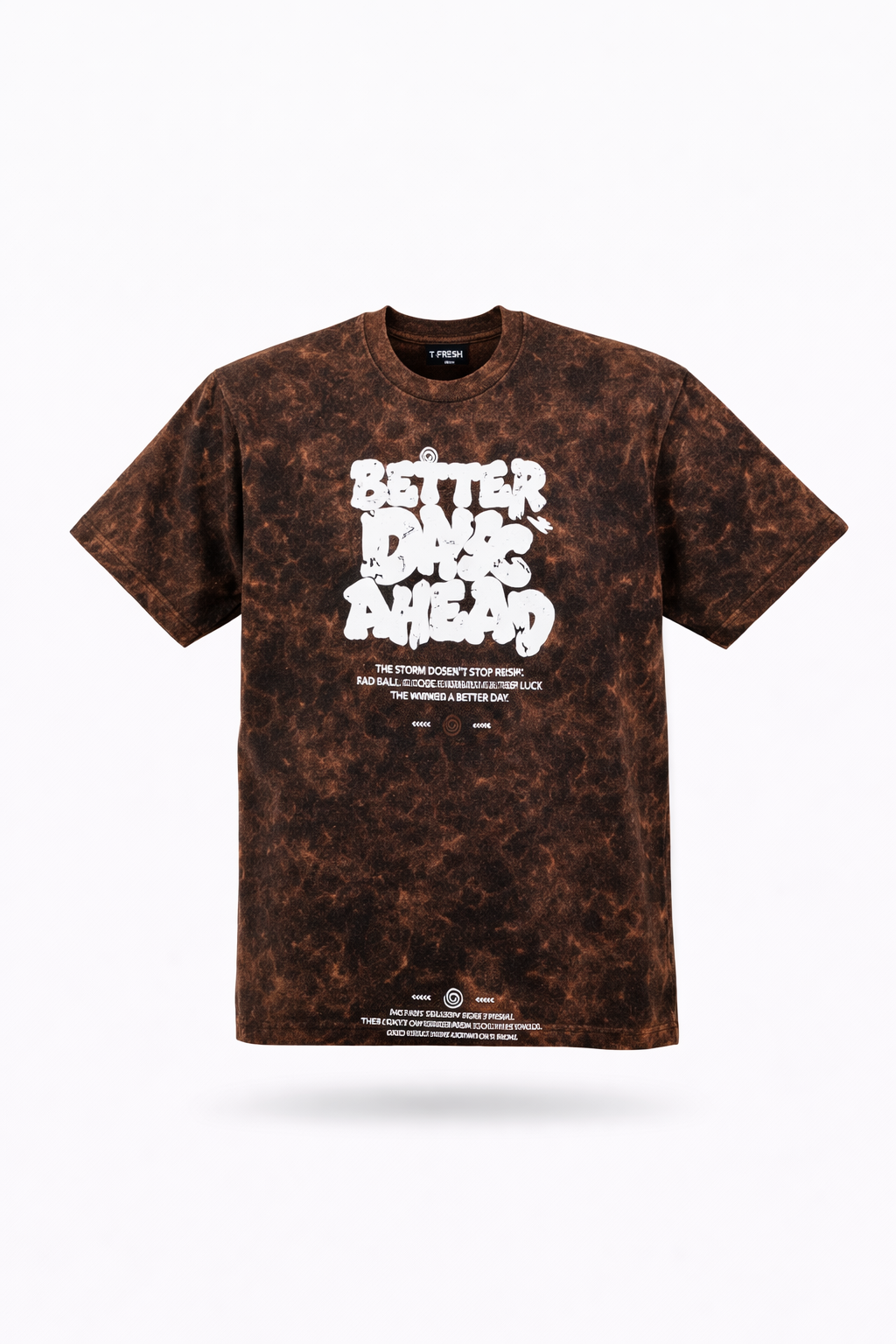 I AM BACK- PRINTED T SHIRT (Acid Wash)
