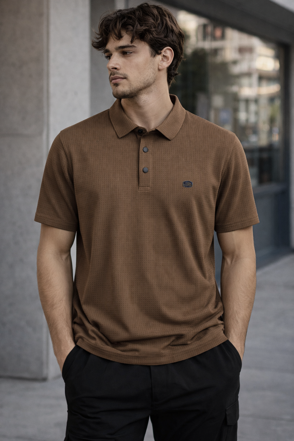 BALENCIAGA COLLAR T SHIRT