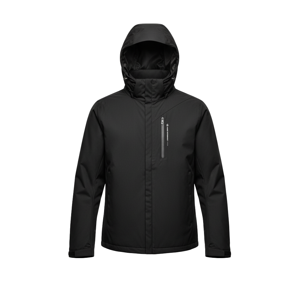 CHINESE WATERPROOF JACKET ( BLACK )