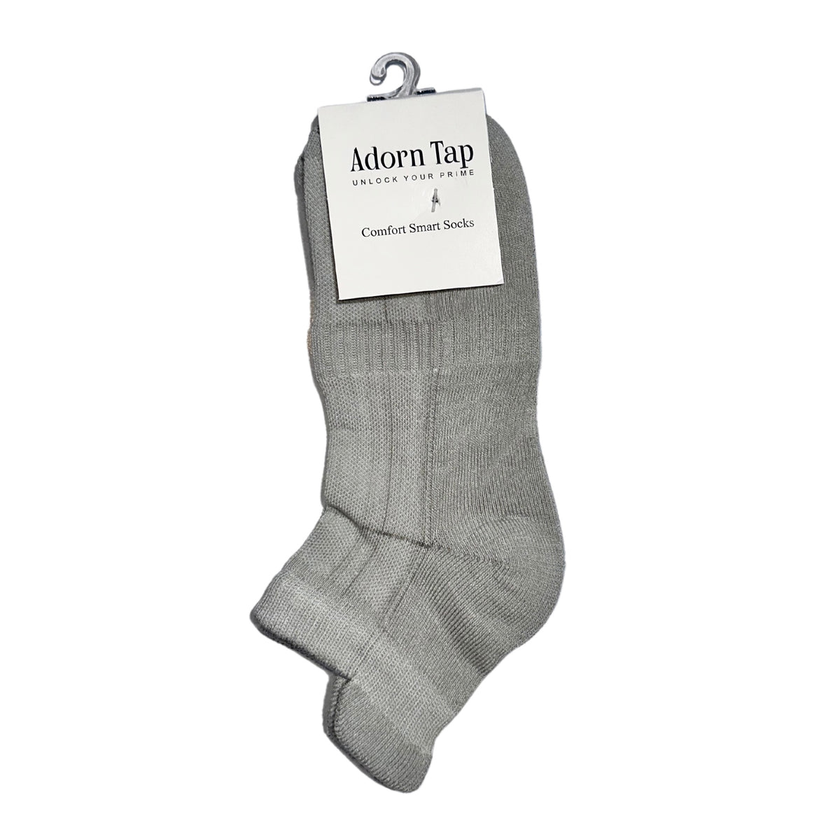 Half Terry sneaker length comfort smart socks (Grey)