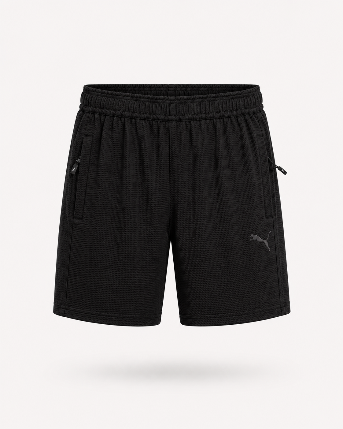 PUMA- STRETCHABLE  SHORTS WITH ZIPPER