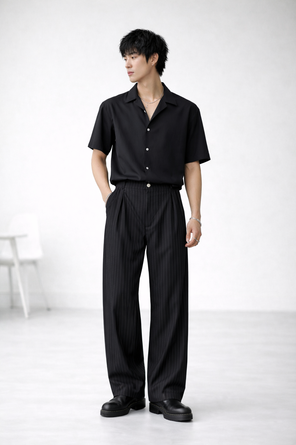 CASUAL & FORMAL STRIPED PANTS
