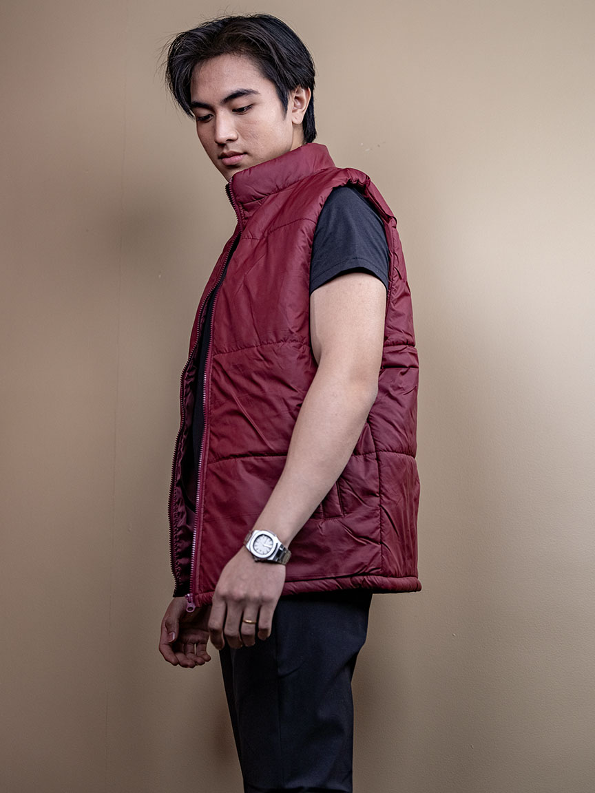 Universal half puffer jacket