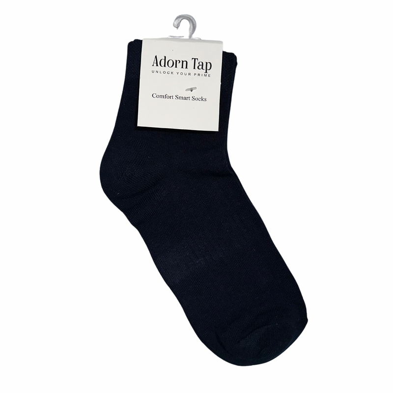 Non Terry Cotton sock (Blue)