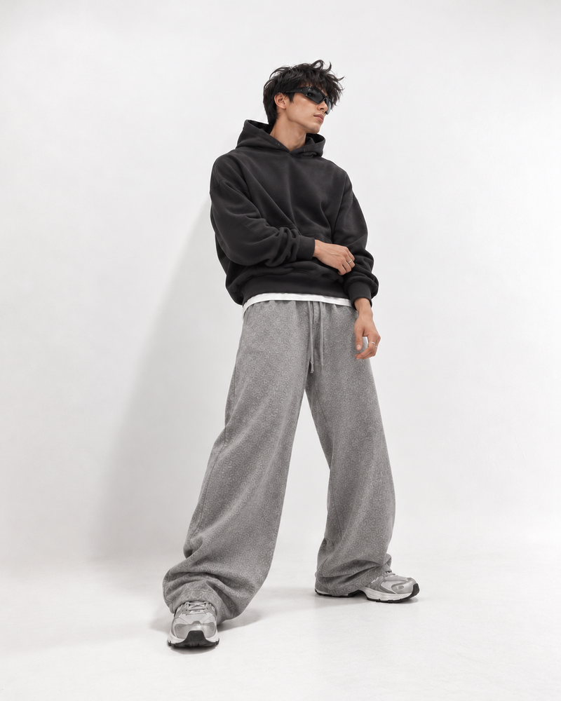 H&M Wide-leg Jogger Pants