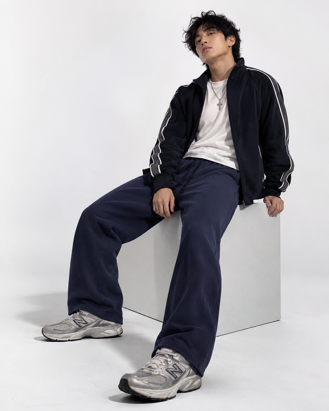H&M Wide-leg Jogger Pants