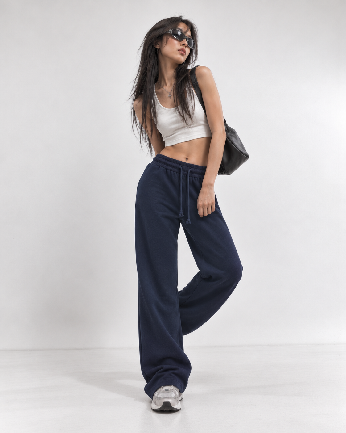 H&M Wide-leg Jogger Pants