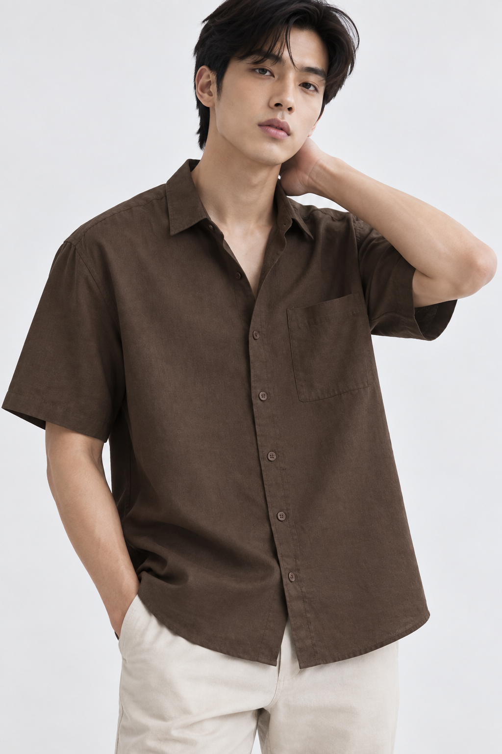 H&M LINEN shirt