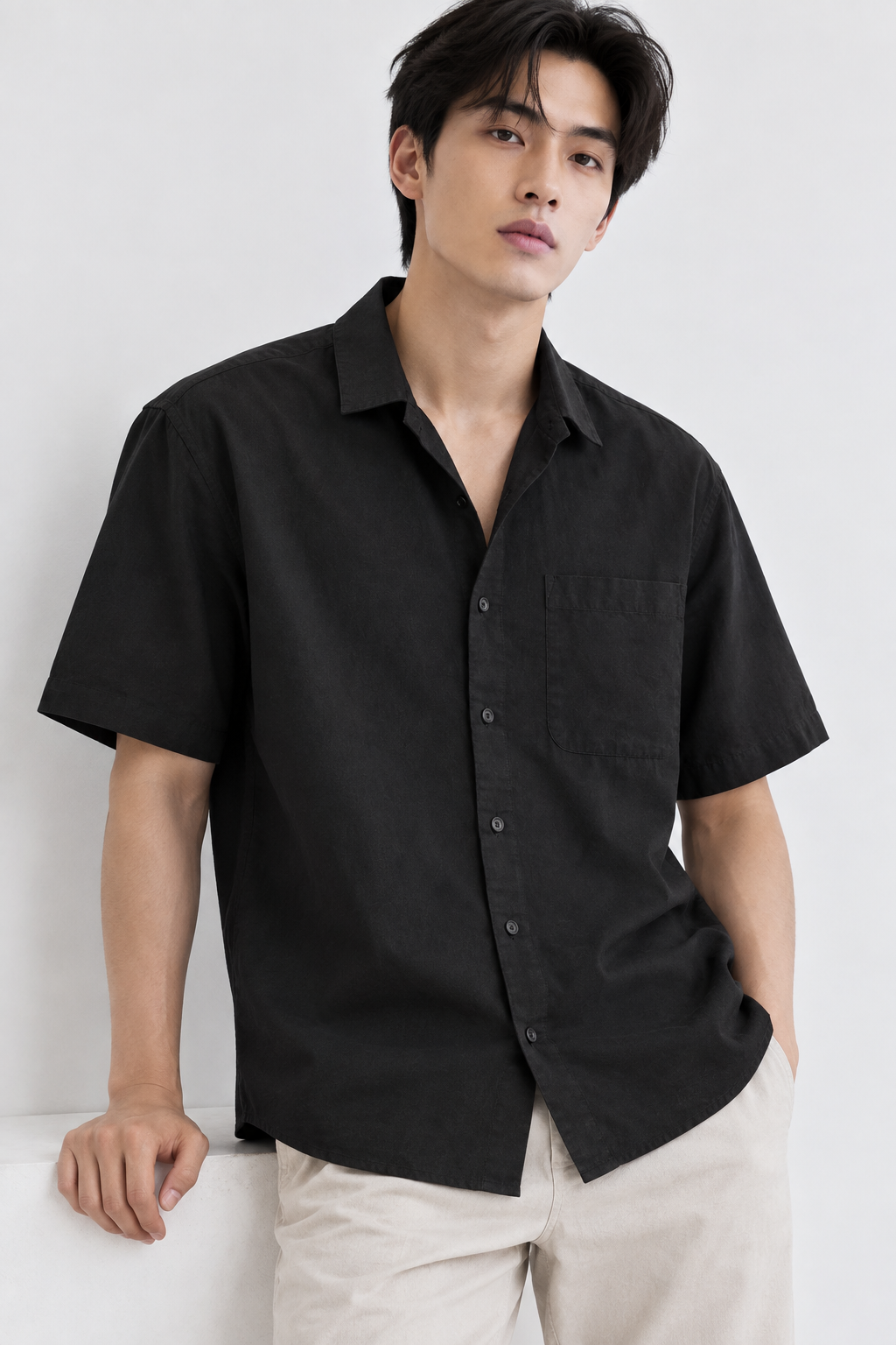 H&M LINEN shirt