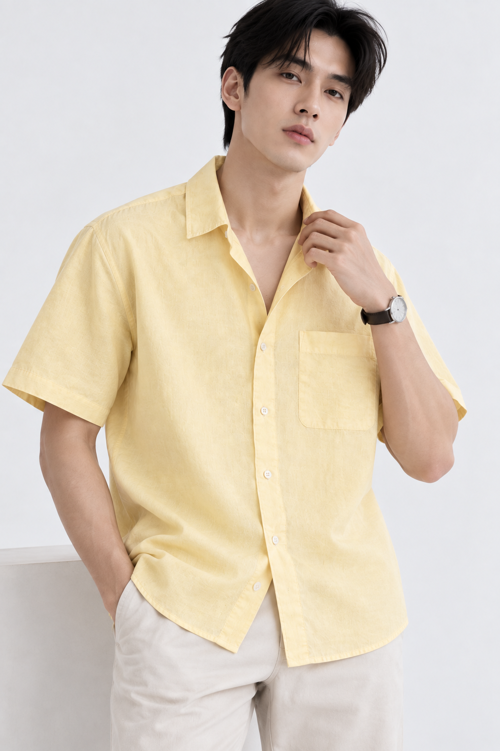 H&M LINEN shirt