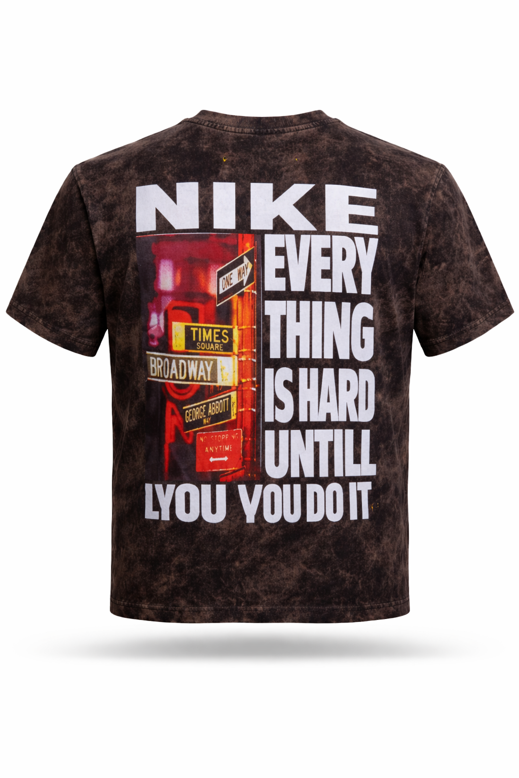 I AM BACK- PRINTED T SHIRT (Acid Wash)