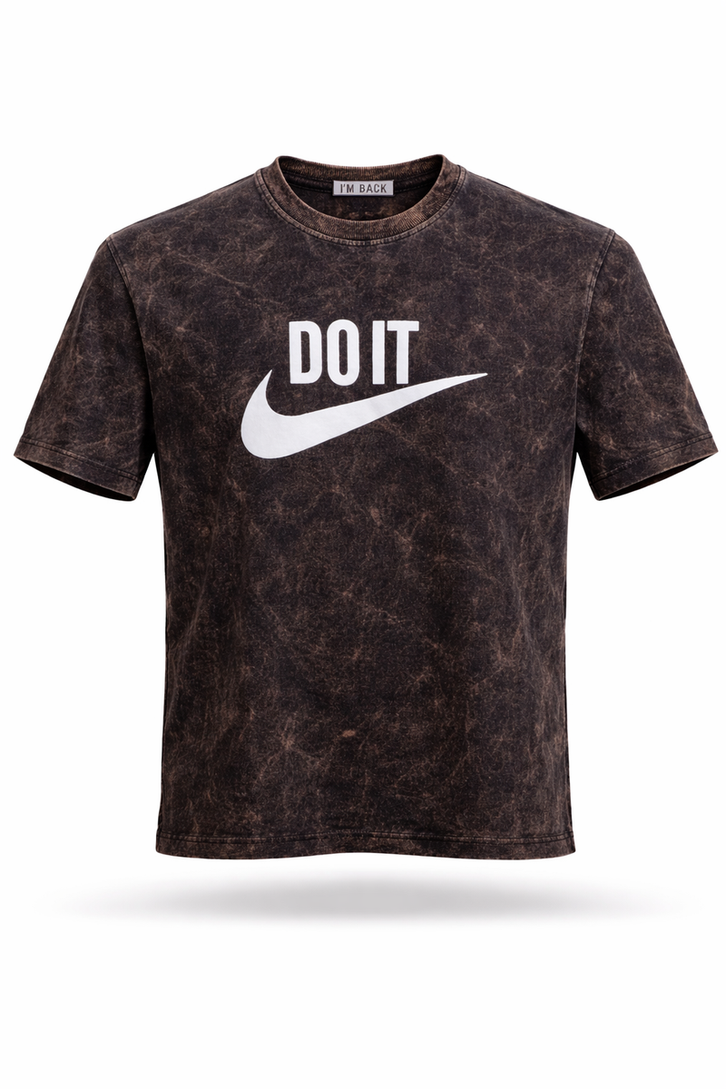 I AM BACK- PRINTED T SHIRT (Acid Wash)