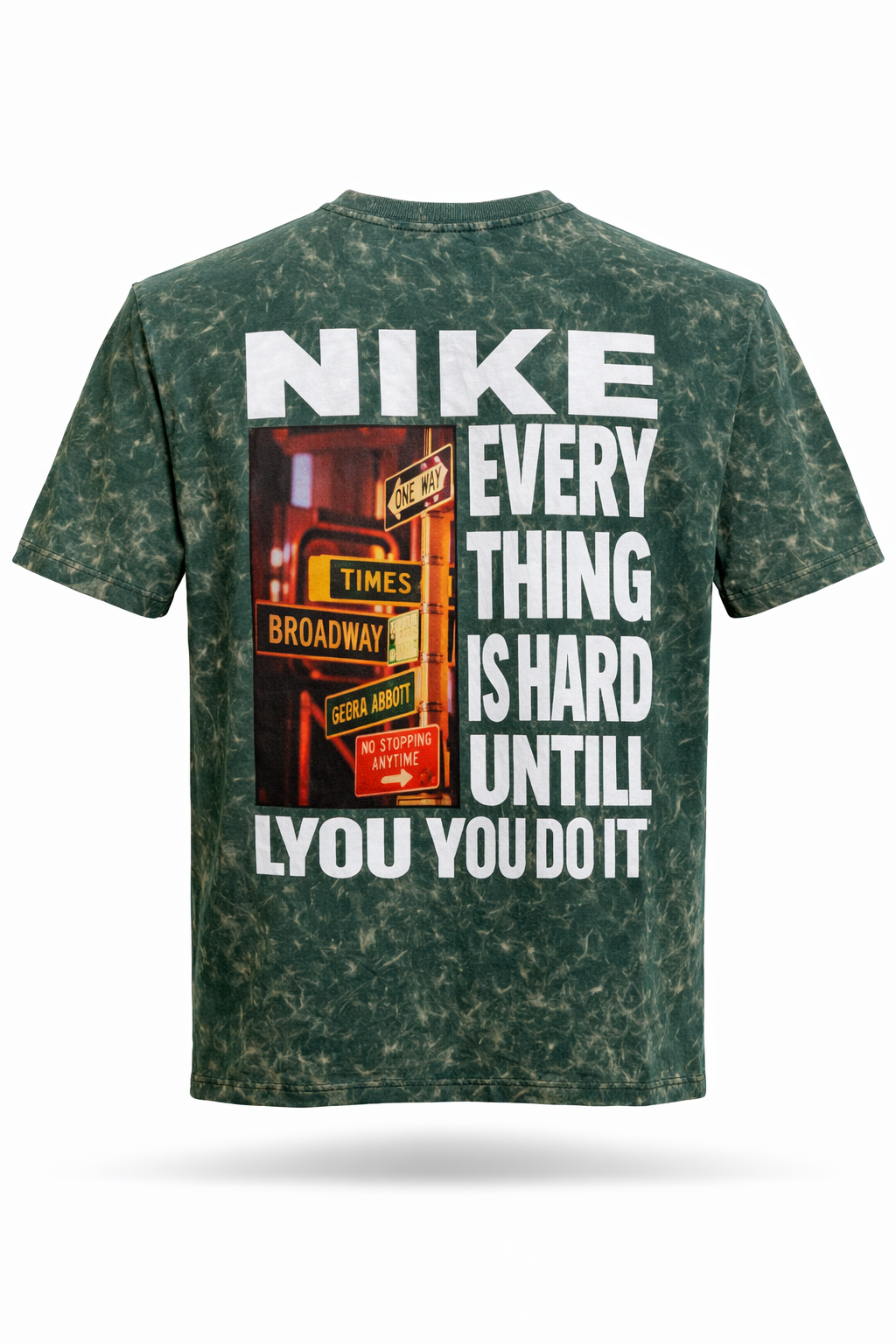 I AM BACK- PRINTED T SHIRT (Acid Wash)