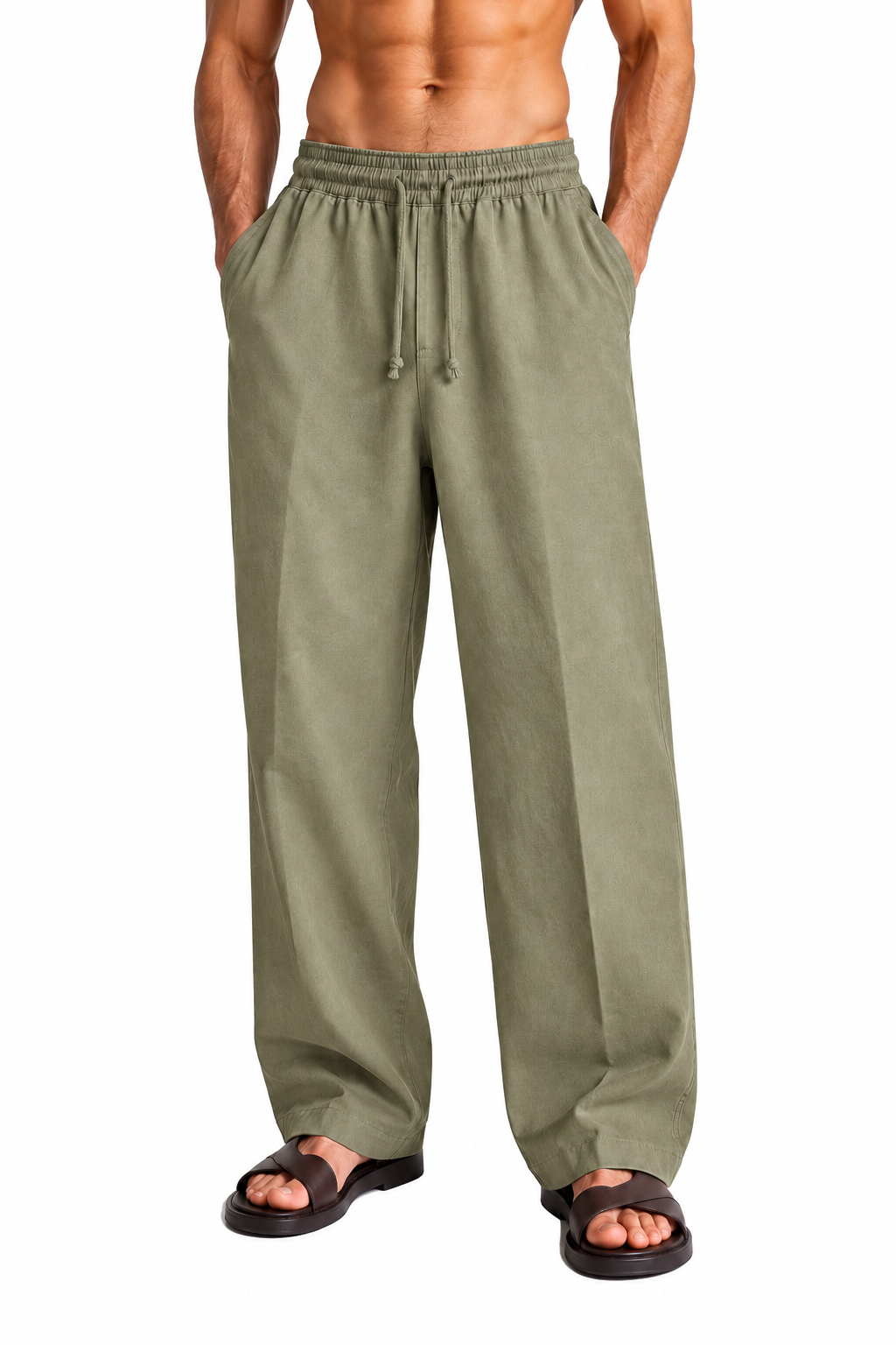 ZARA RELAXED FIT LINEN PANT