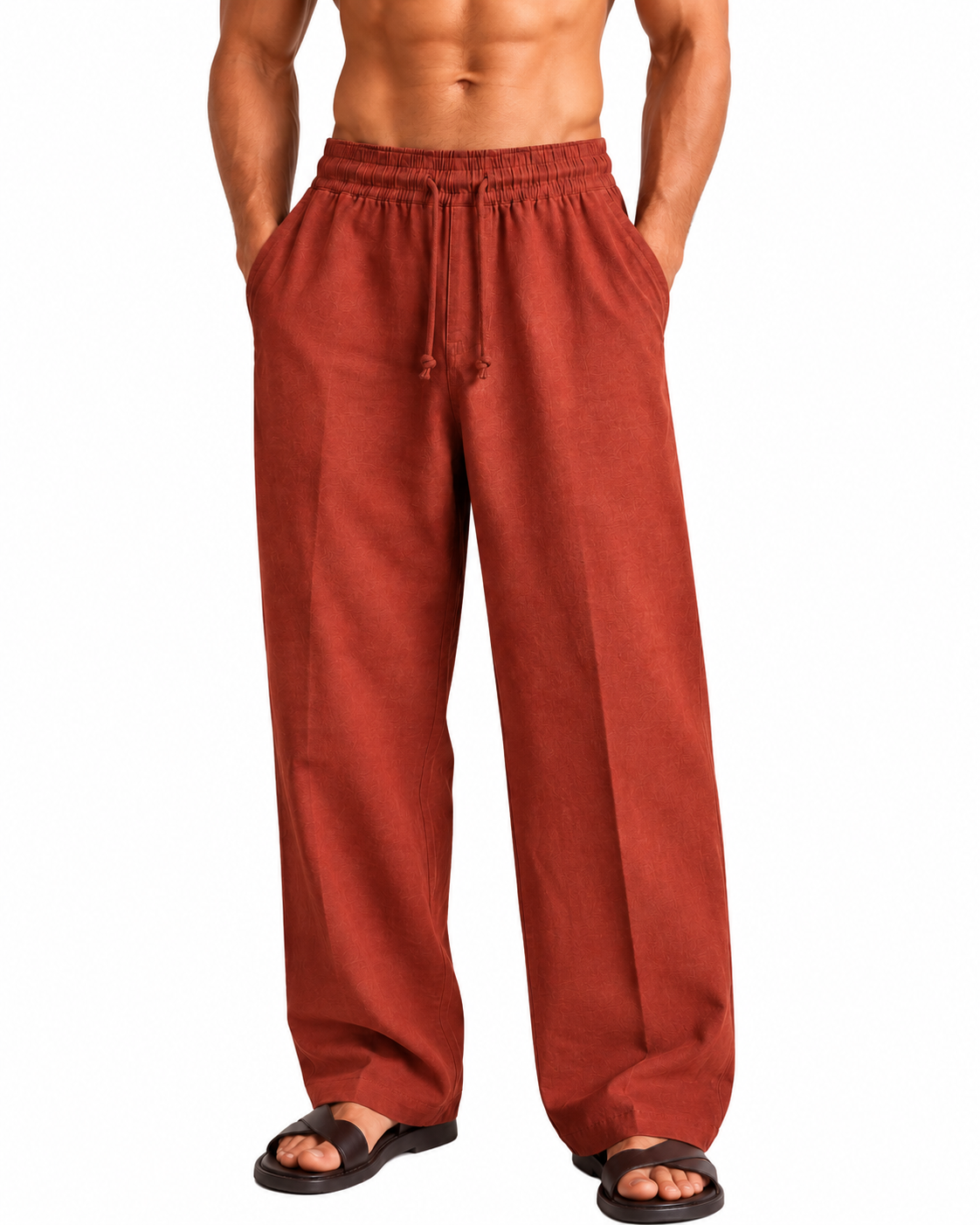 ZARA RELAXED FIT LINEN PANT