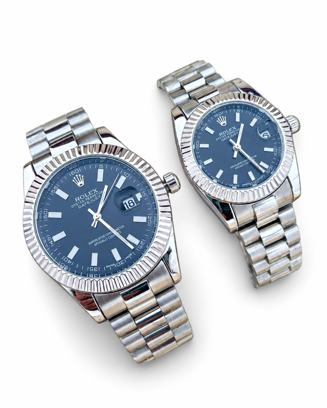 Rolex Couple Oyster Perpetual Datejust watch.