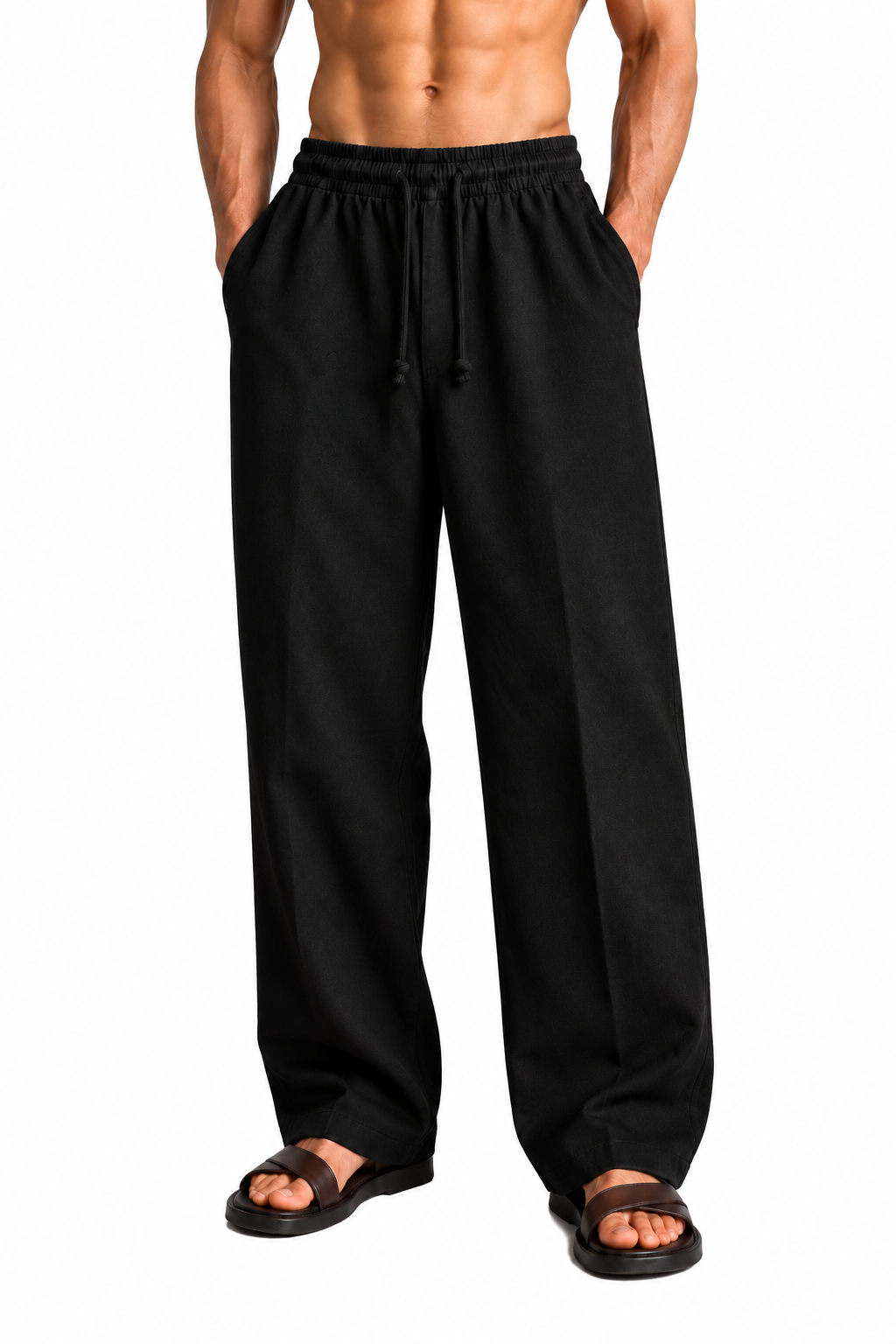ZARA RELAXED FIT LINEN PANT