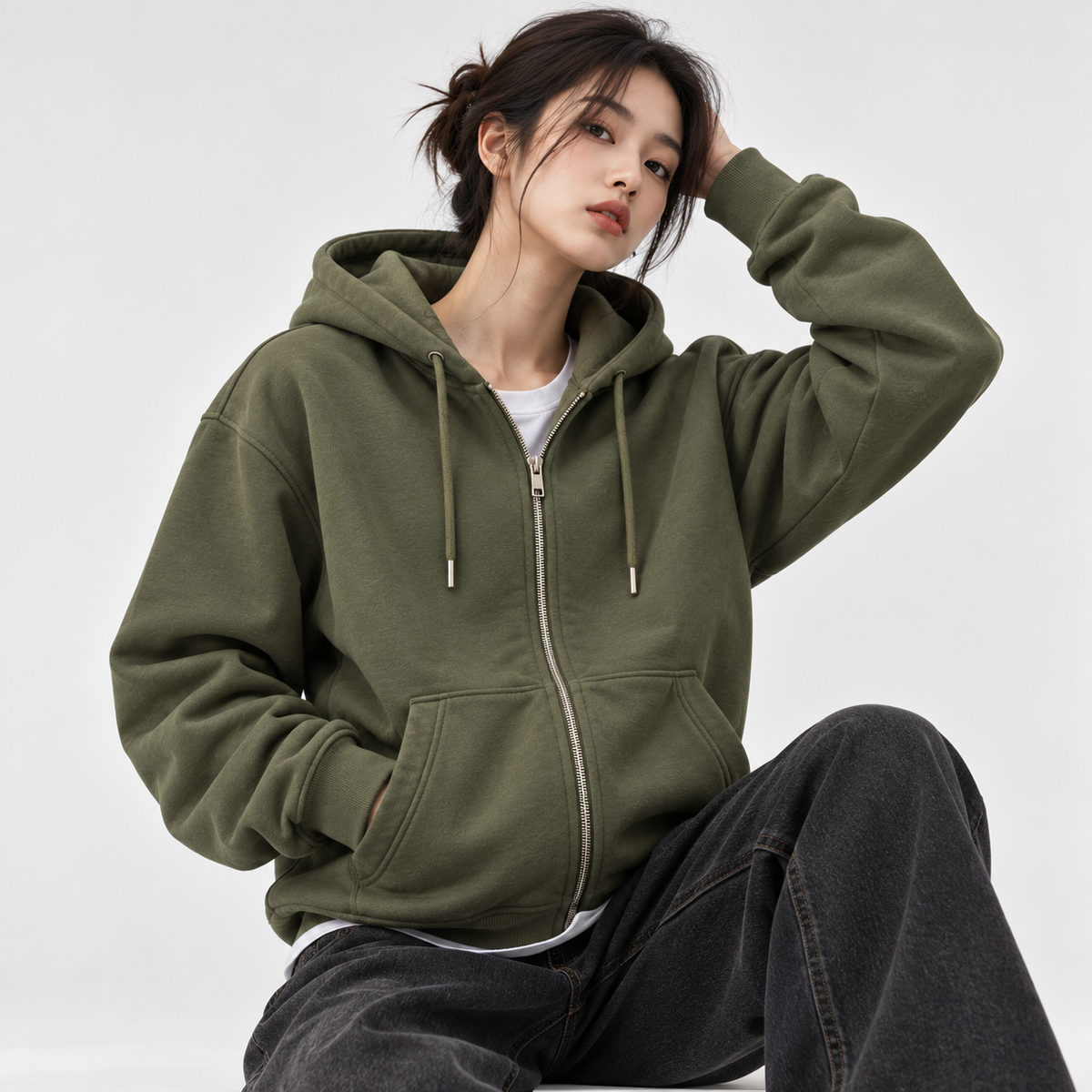 H&M Zip-Up Hoodie