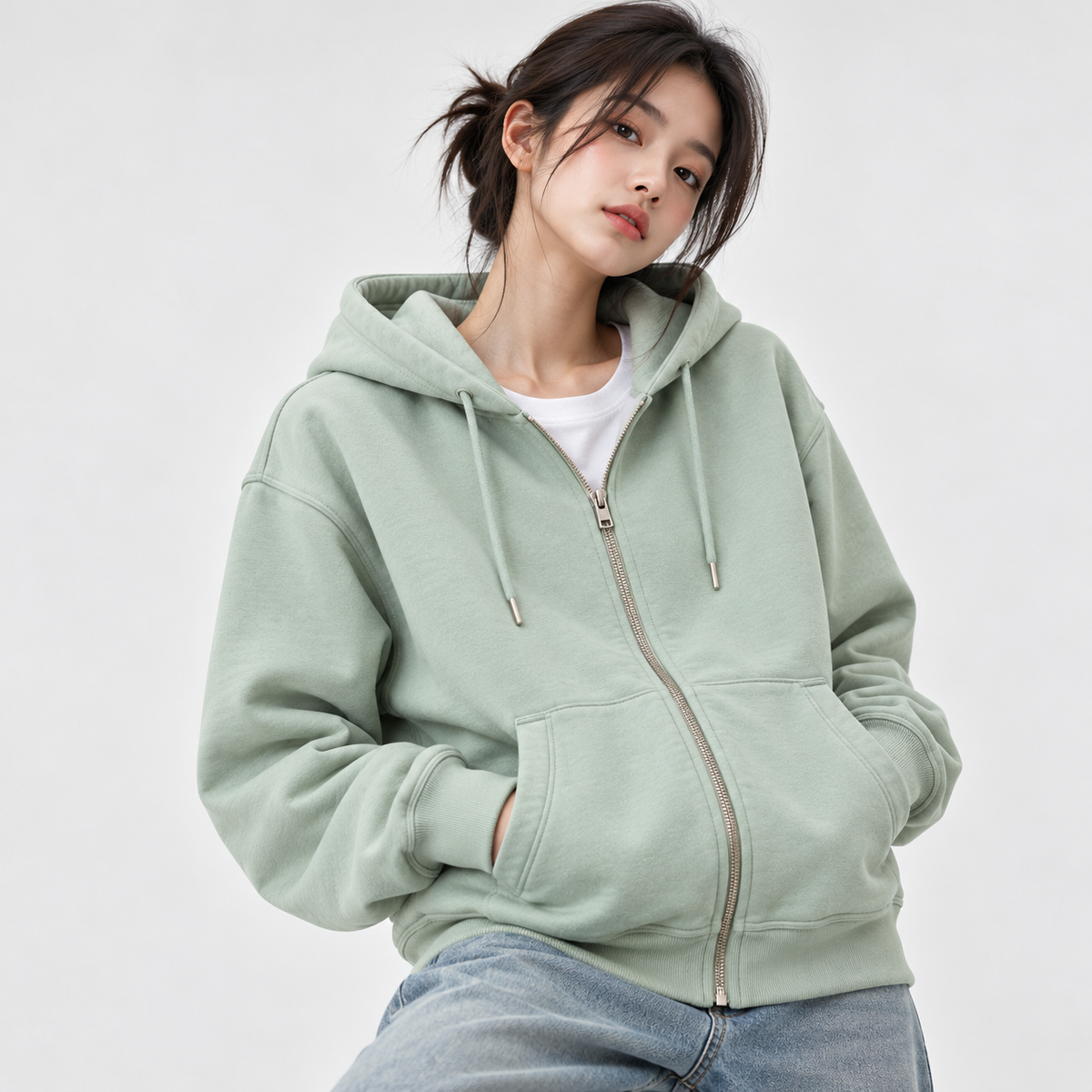 H&M Zip-Up Hoodie