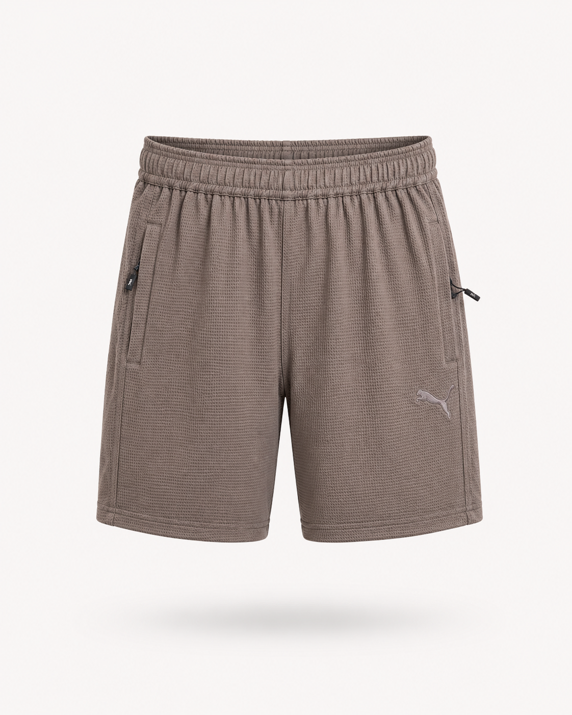 PUMA- STRETCHABLE  SHORTS WITH ZIPPER
