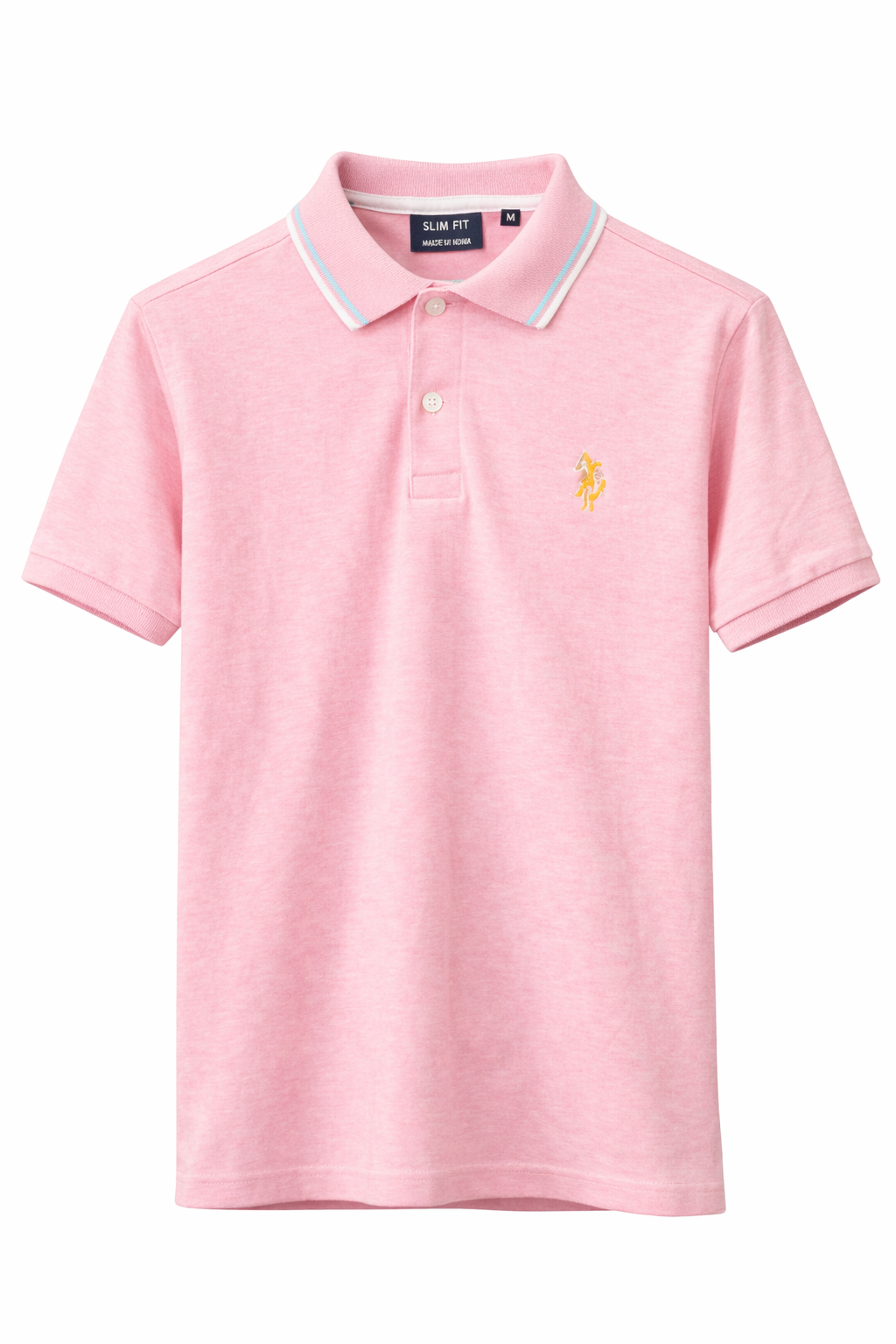BRANDED COLLAR T SHIRT