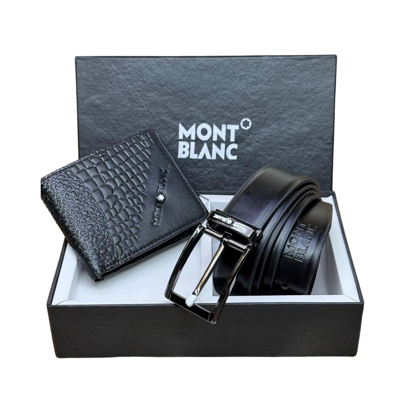 Mont Blanc Combo Wallet & Belt
