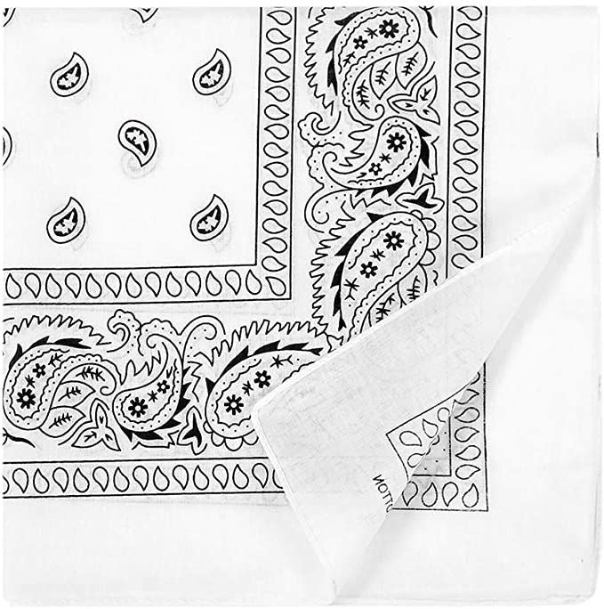 bandana handkerchief (White)